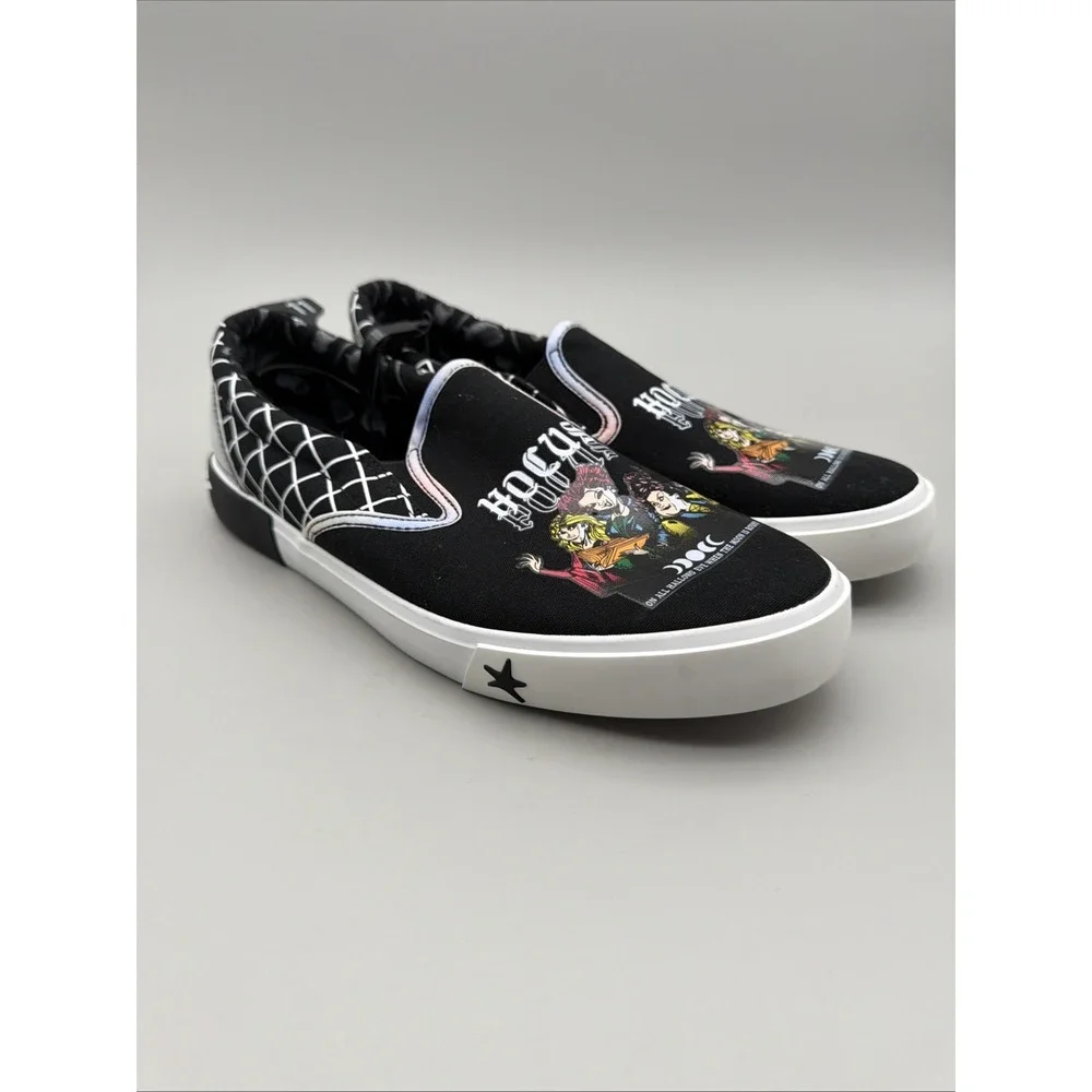 Disney Hocus Pocus Sneakers Men 11 Women 13 Casual  Shoes Slip-On Canvas